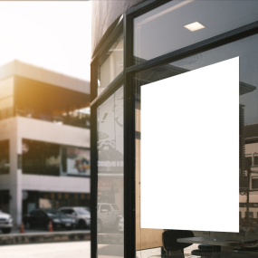 Outdoor Corrugated Poster